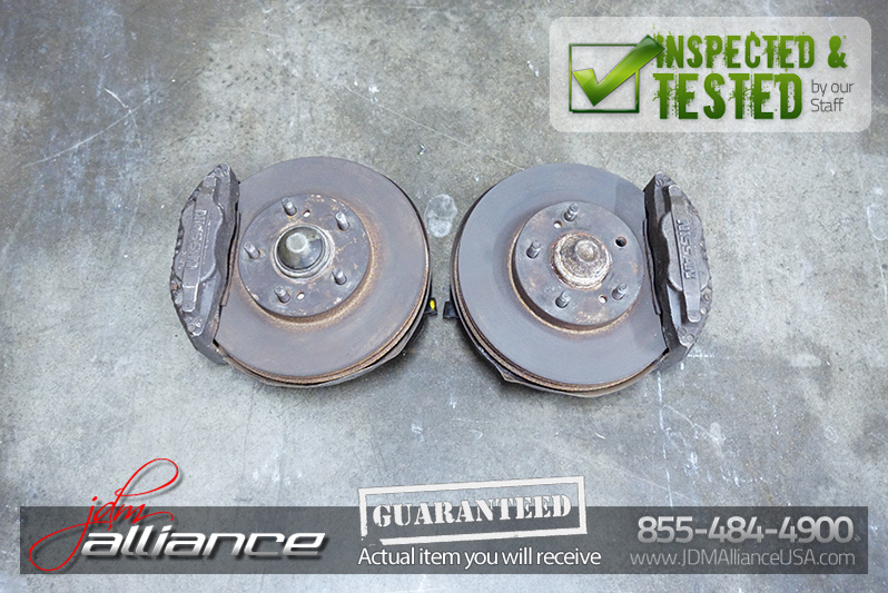 NNN(4ポット） JDM 90-96 Nissan 300ZX Z32 Front 4pot Brakes Rotors Hubs Calipers